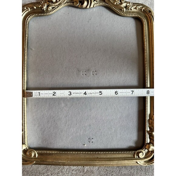 Nicole Miller Antique Gold Finish Photo Picture Frame Ornate Baroque Style Lot 3 - Picture 9 of 15